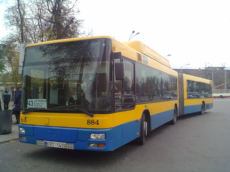 Литва, MAN A23 NG313 CNG № 884