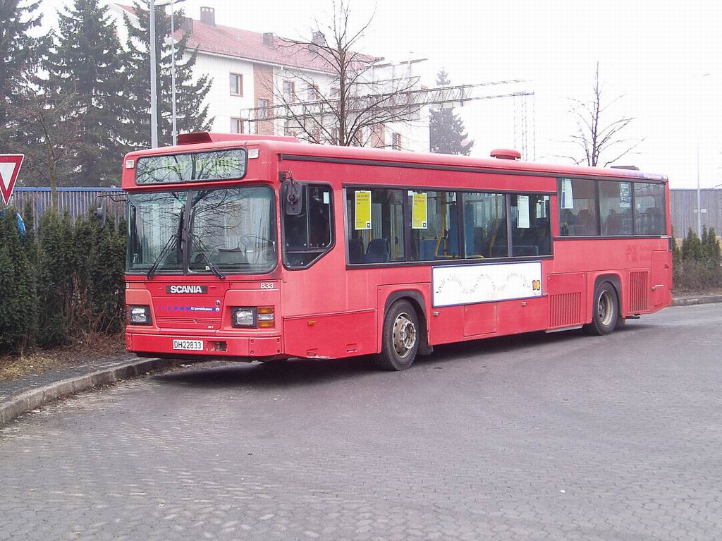 Норвегия, Scania CN113CLL MaxCi № 833