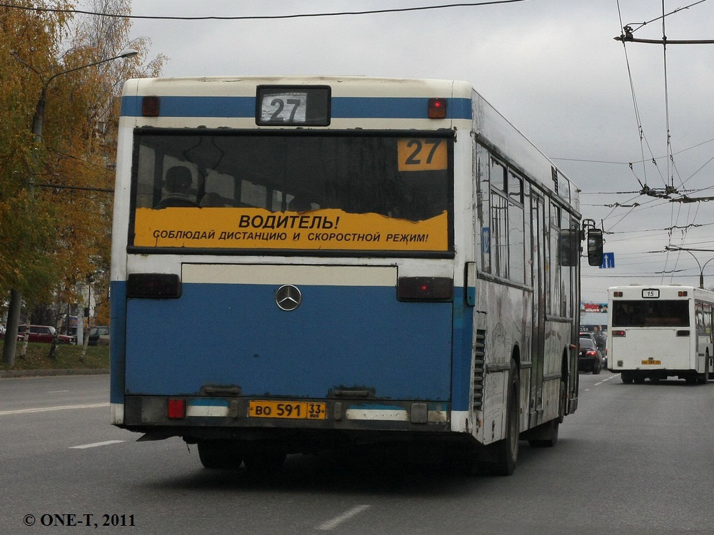 Владимирская область, Mercedes-Benz O405N № ВО 591 33