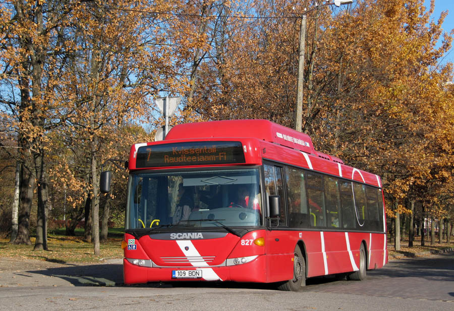 Эстония, Scania OmniCity II CNG № 827