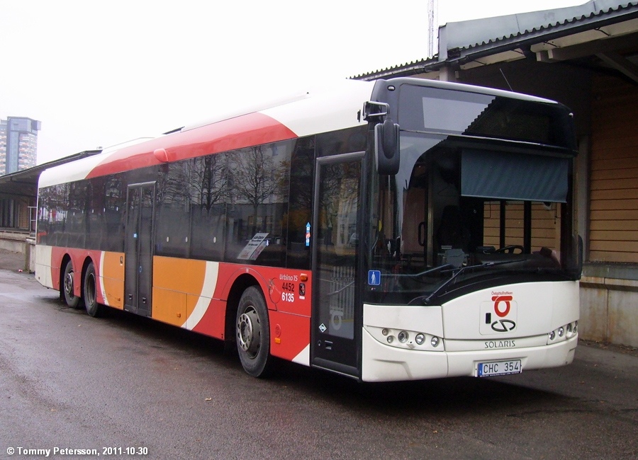 Швеция, Solaris Urbino III 15 LE CNG № 6135