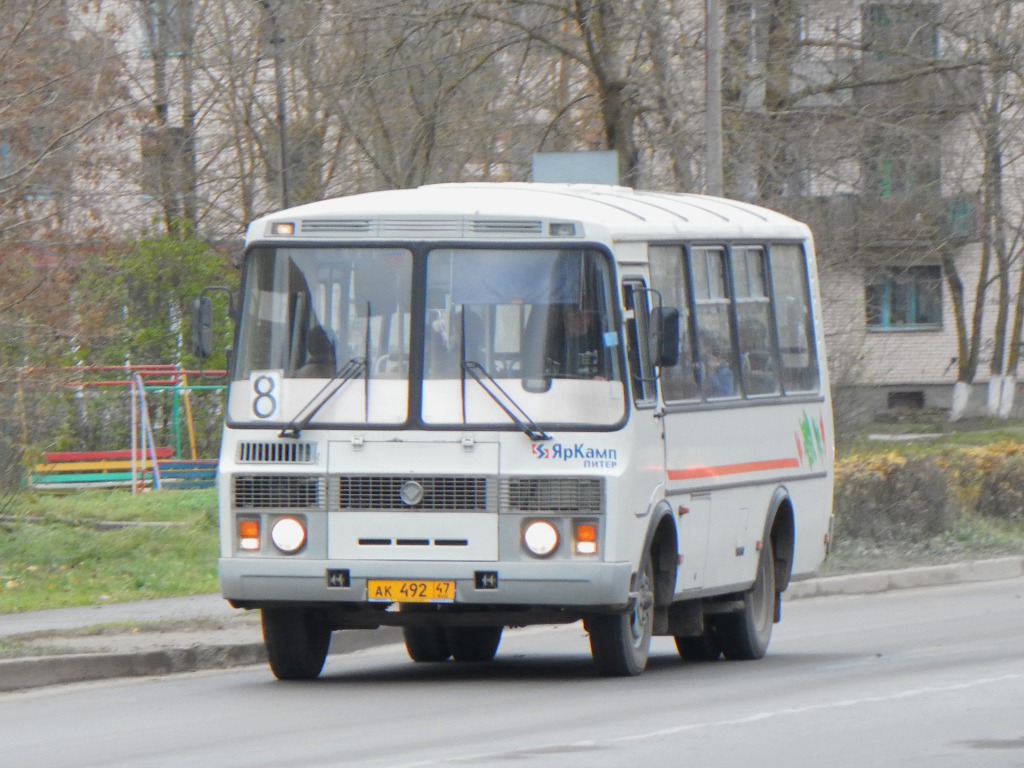 Ленинградская область, ПАЗ-32054 № АК 492 47