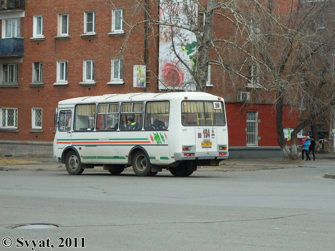 Иркутская область, ПАЗ-32054 № ВО 154 38