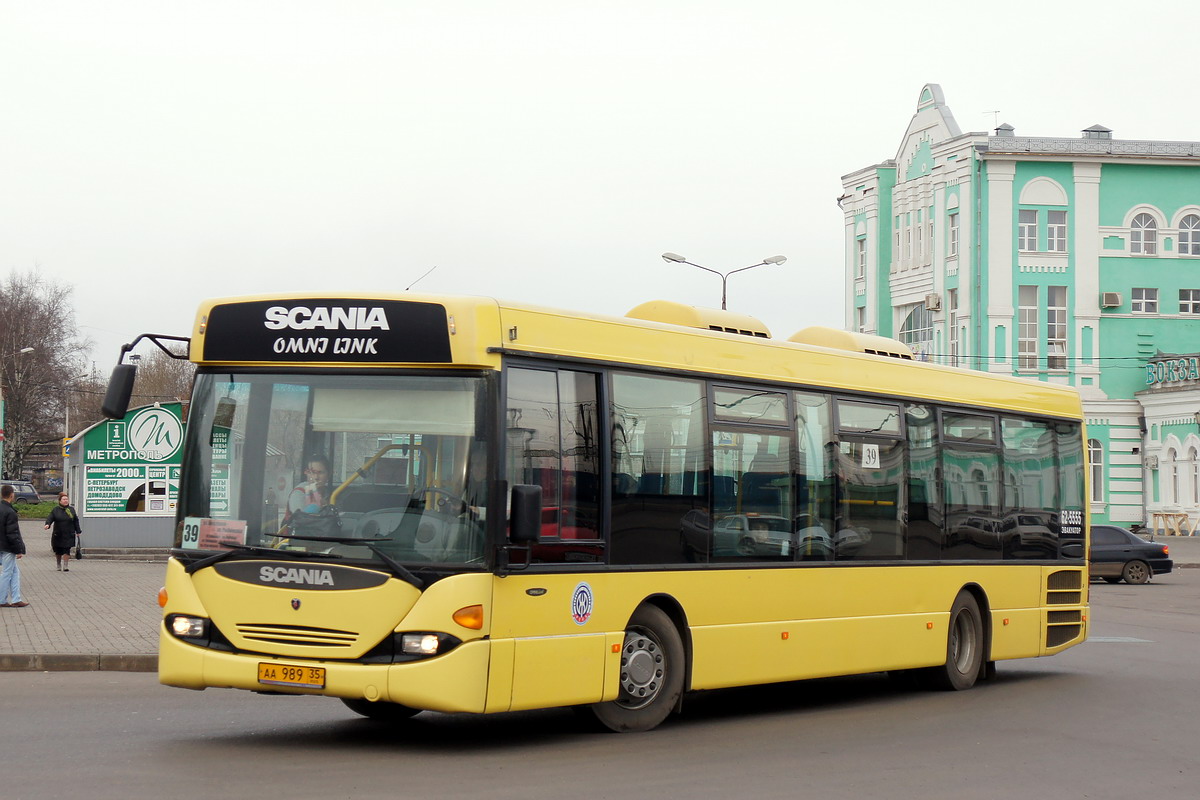 Вологодская область, Scania OmniLink I (Скания-Питер) № АА 989 35