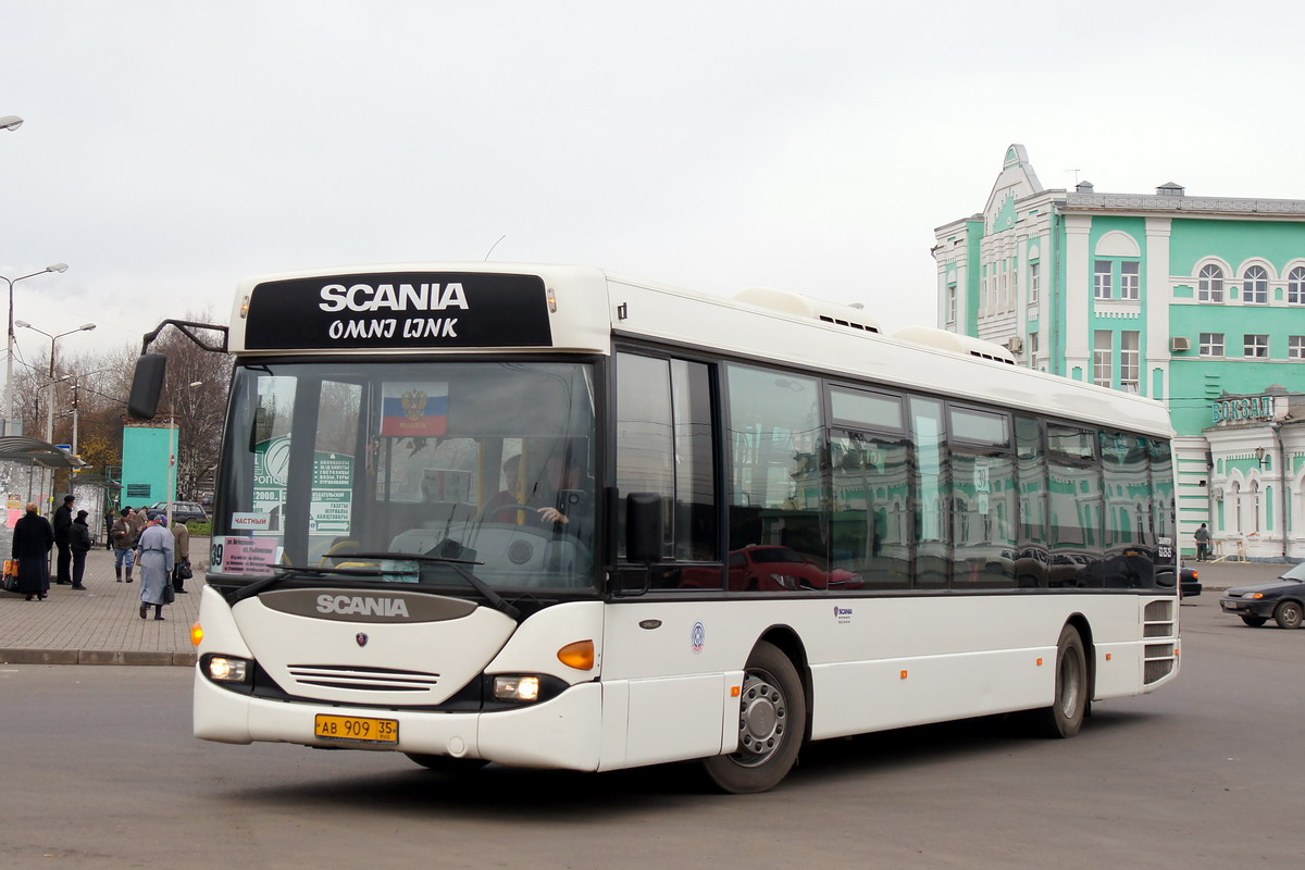 Вологодская область, Scania OmniLink I (Скания-Питер) № АВ 909 35