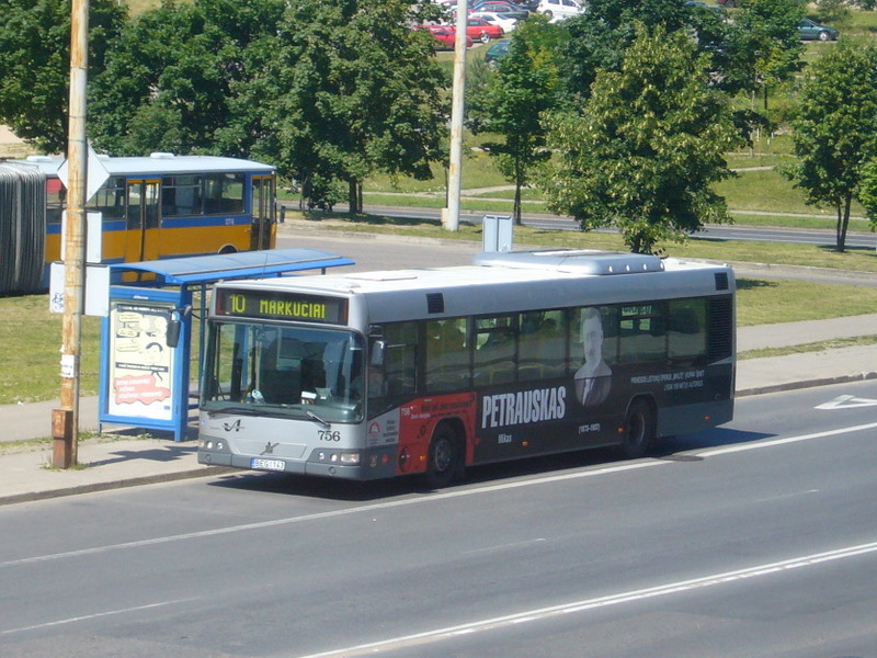 Литва, Volvo 7700 № 756