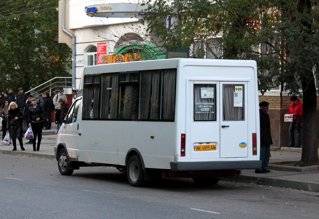 Republic of Crimea, Ruta SPV A048.2 # AK 4593 AA