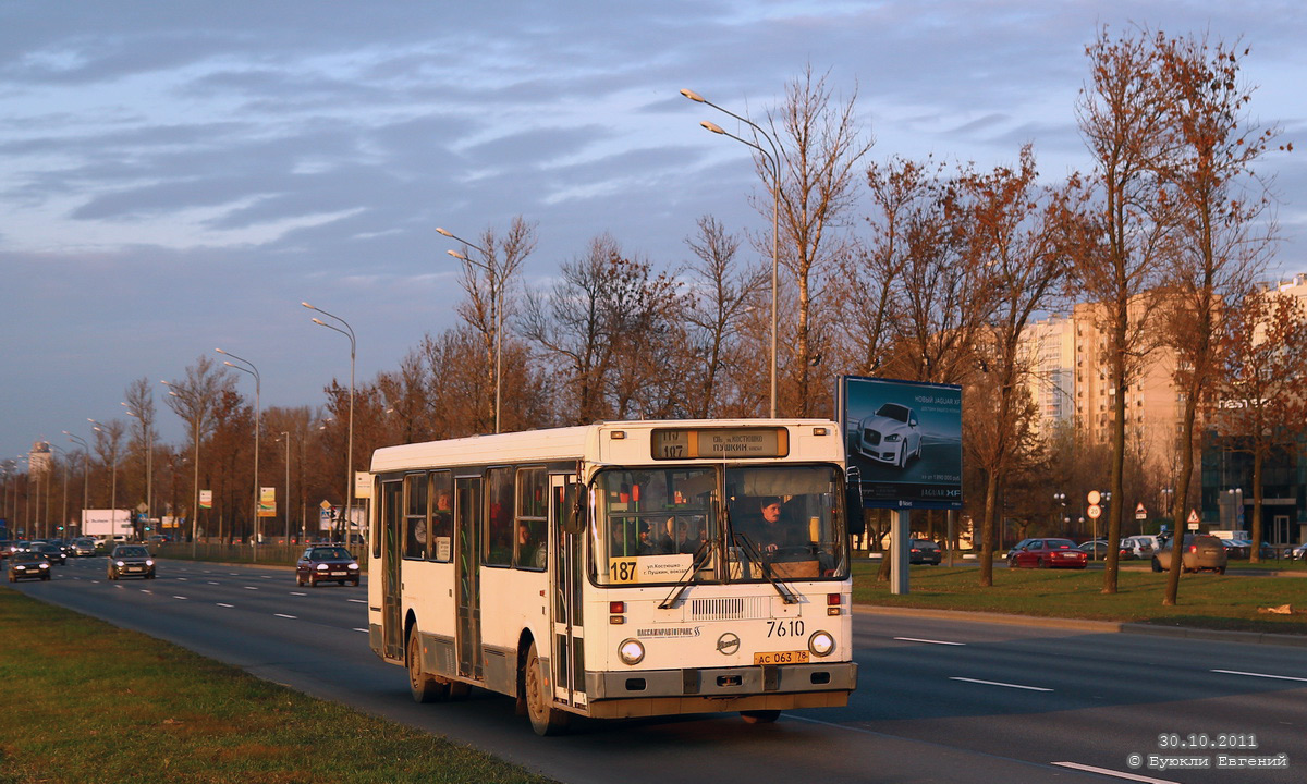 Санкт-Петербург, ЛиАЗ-5256.25 № 7610