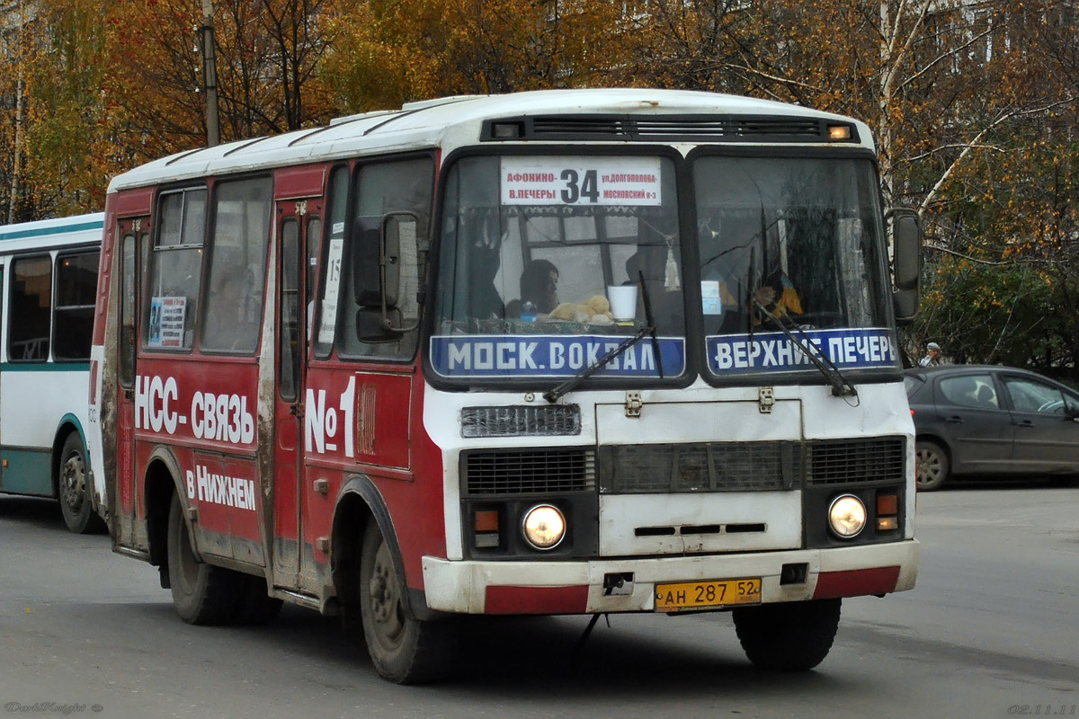 Нижегородская область, ПАЗ-32054 № АН 287 52