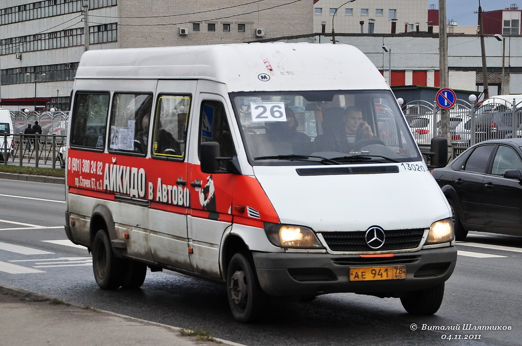 Санкт-Петербург, Mercedes-Benz Sprinter W904 408CDI № 13020