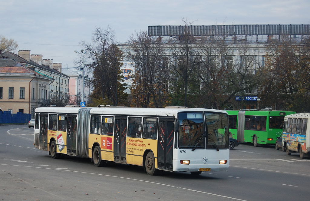 Псковская область, Mercedes-Benz O345G № 670