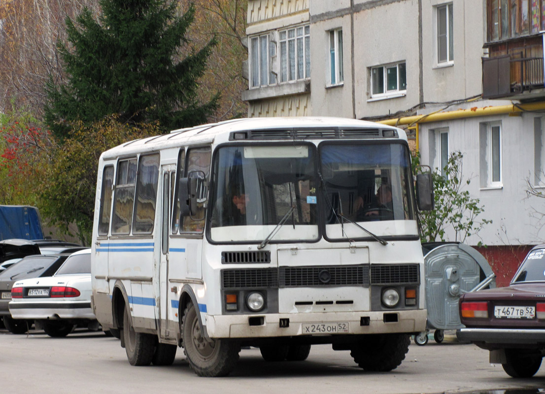 Нижегородская область, ПАЗ-3205-110 № Х 243 ОН 52