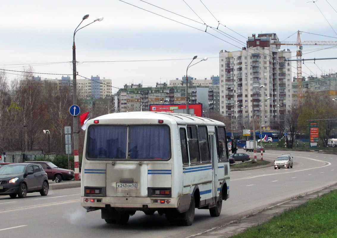 Нижегородская область, ПАЗ-3205-110 № Х 243 ОН 52