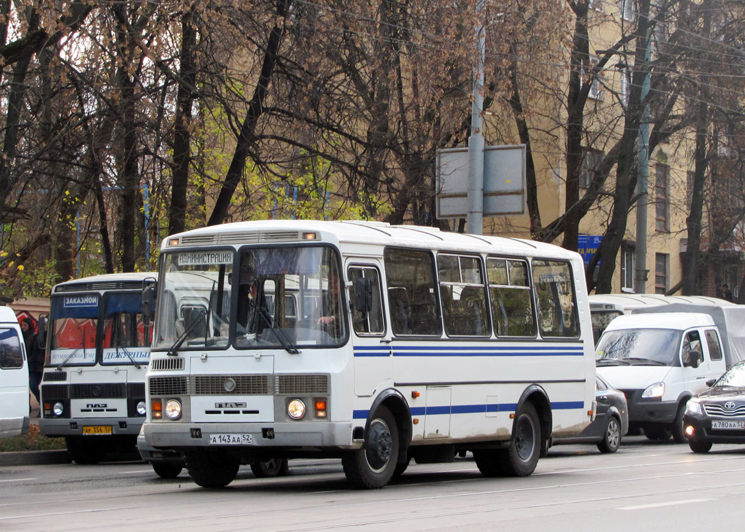 Нижегородская область, ПАЗ-32053 № А 143 АА 52