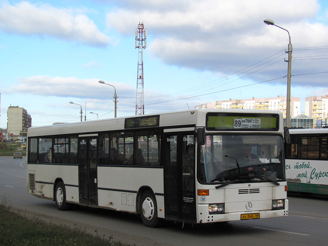 Пензенская область, Mercedes-Benz O405N № АХ 045 58