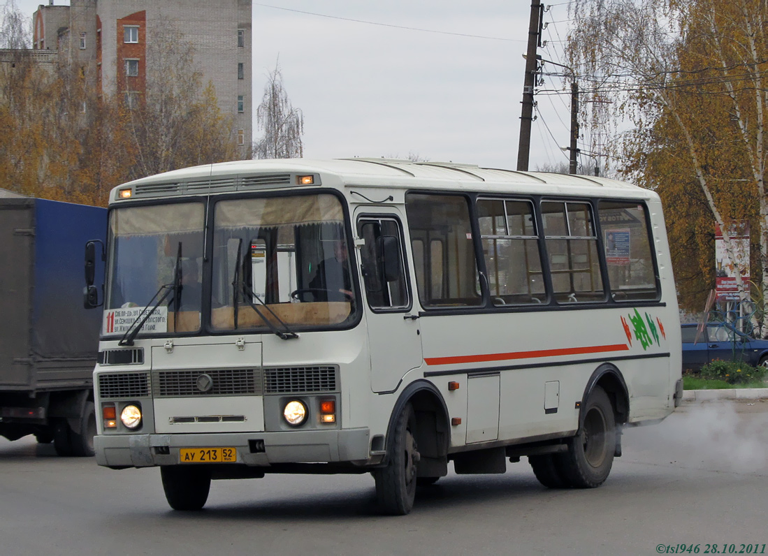 Нижегородская область, ПАЗ-32054 № АУ 213 52