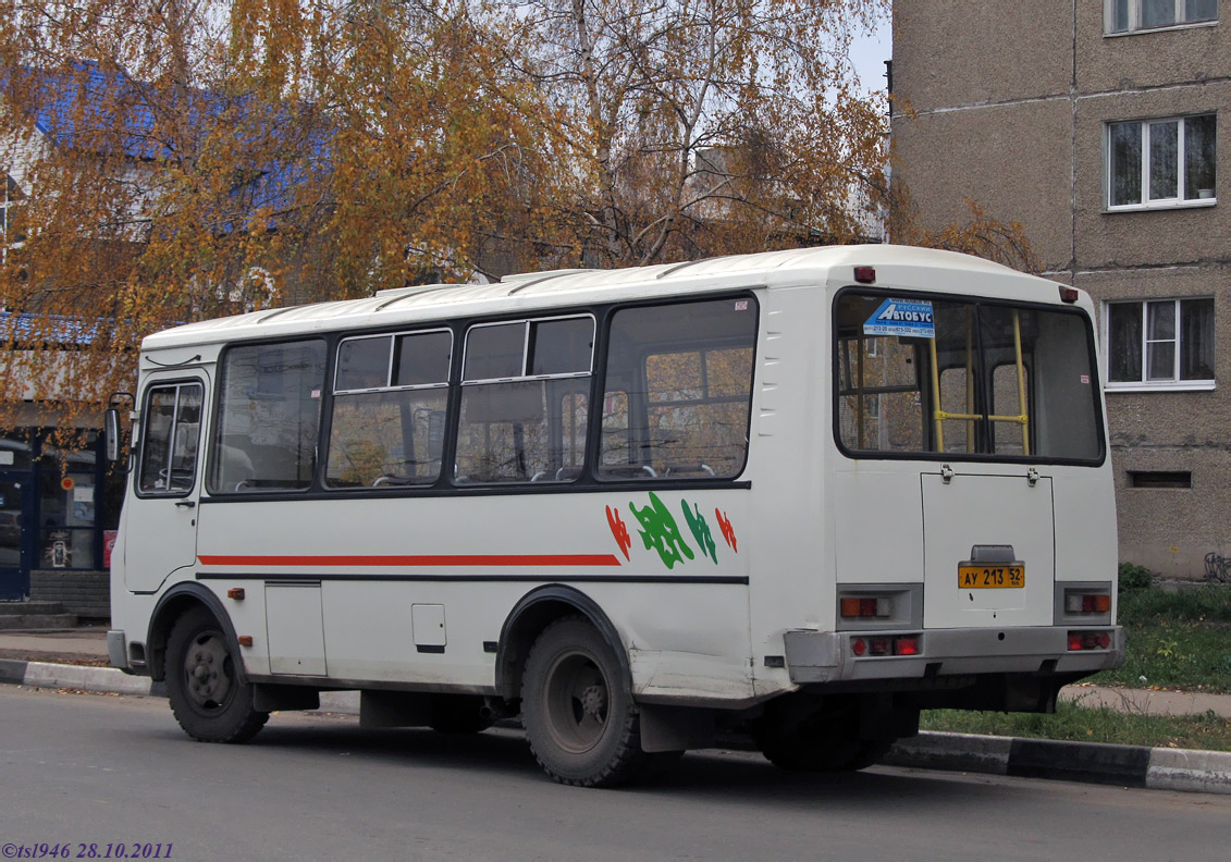 Нижегородская область, ПАЗ-32054 № АУ 213 52