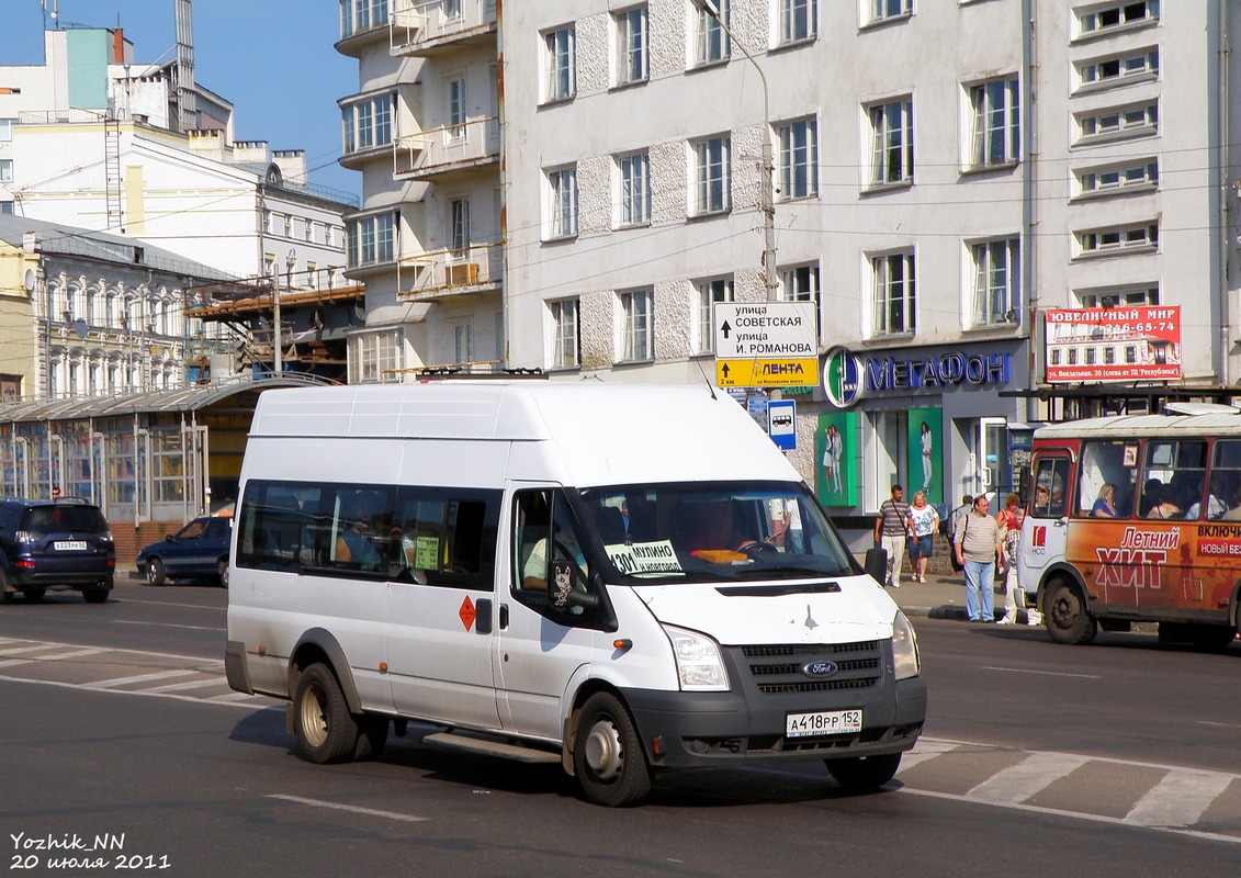 Нижегородская область, Нижегородец-222702 (Ford Transit) № А 418 РР 152