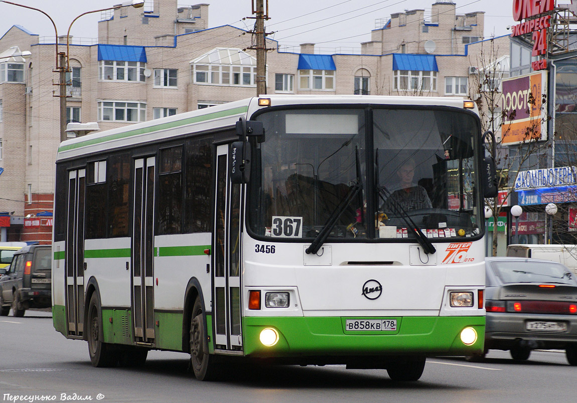 Санкт-Петербург, ЛиАЗ-5293.53 № 3456