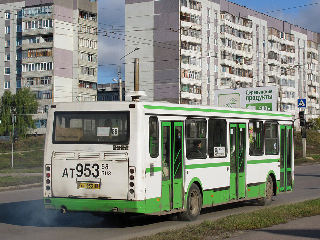 Пензенская область, ЛиАЗ-5256.45 № АТ 953 58