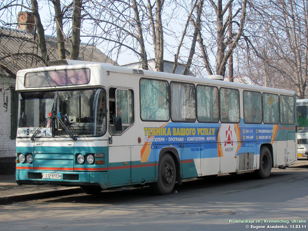 Полтавская область, Scania CN112CLB № 012-81 СН