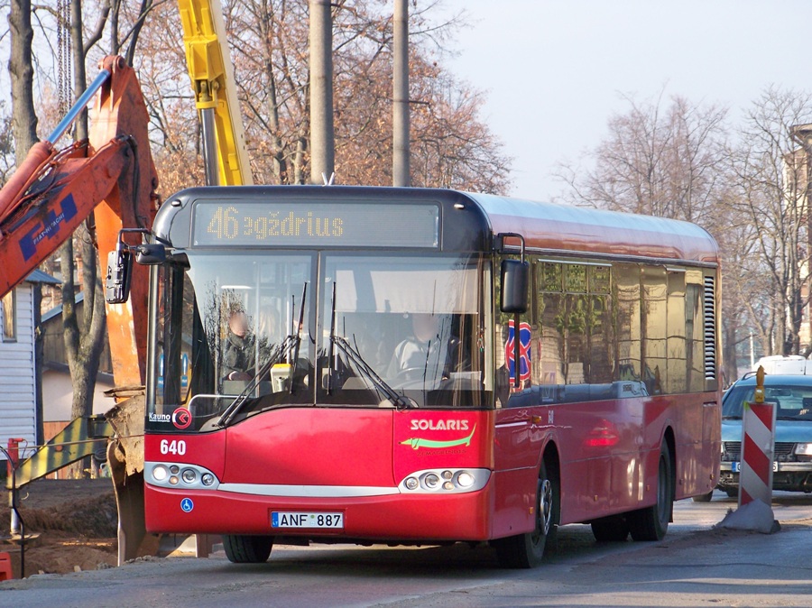 Литва, Solaris Urbino II 12 № 640