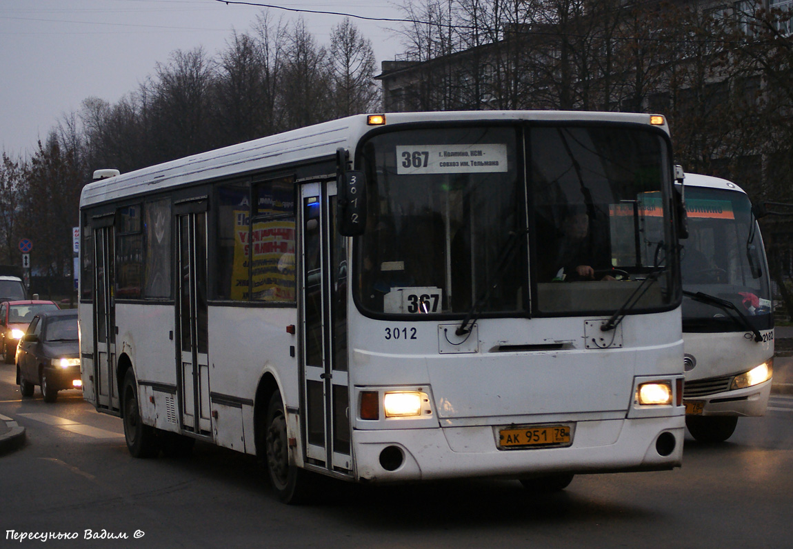 Санкт-Петербург, ЛиАЗ-5256.25 № 3012