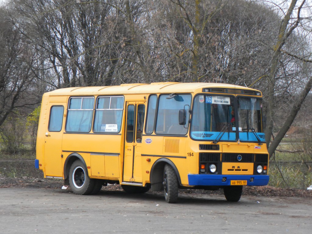 Псковская область, ПАЗ-32053 № 154