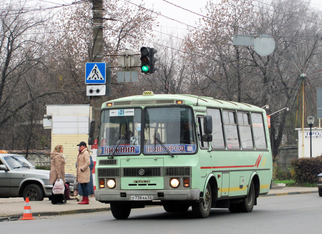 Нижегородская область, ПАЗ-32054 № У 738 АА 52