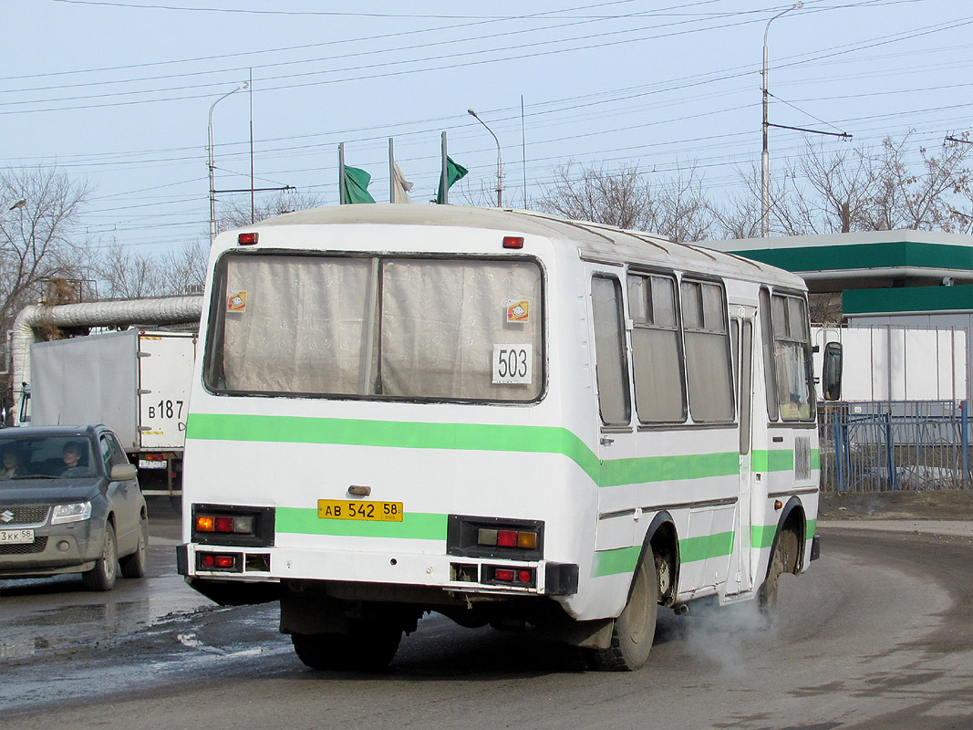 Пензенская область, ПАЗ-3205-110 № АВ 542 58