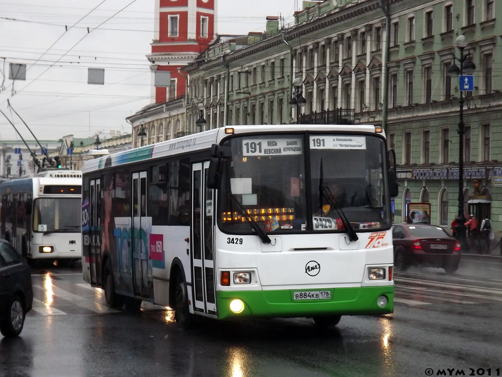 Санкт-Петербург, ЛиАЗ-5293.53 № 3429