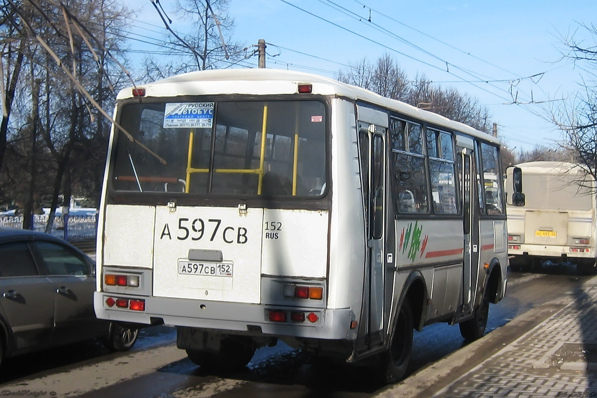 Нижегородская область, ПАЗ-32054 № А 597 СВ 152