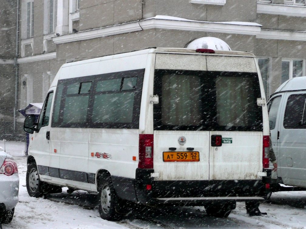 Нижегородская область, FIAT Ducato 244 CSMMC, -RT № АТ 559 52