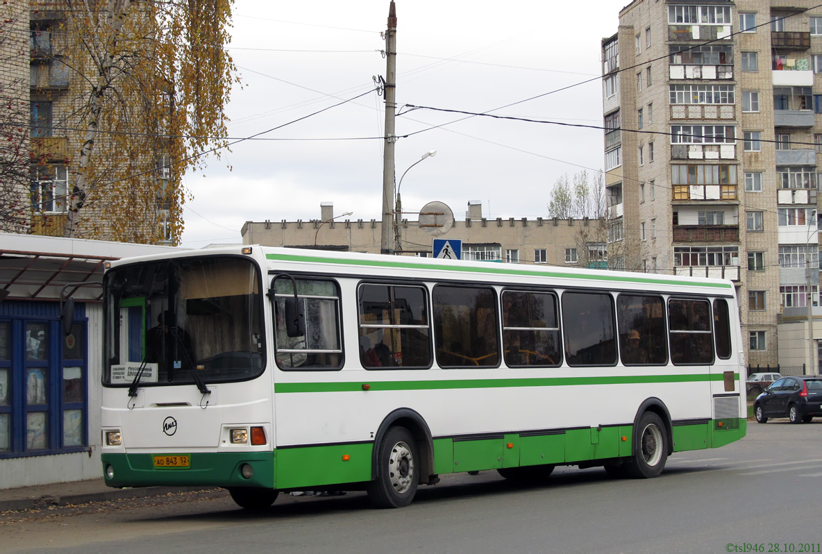 Нижегородская область, ЛиАЗ-5256.46 № АО 843 52