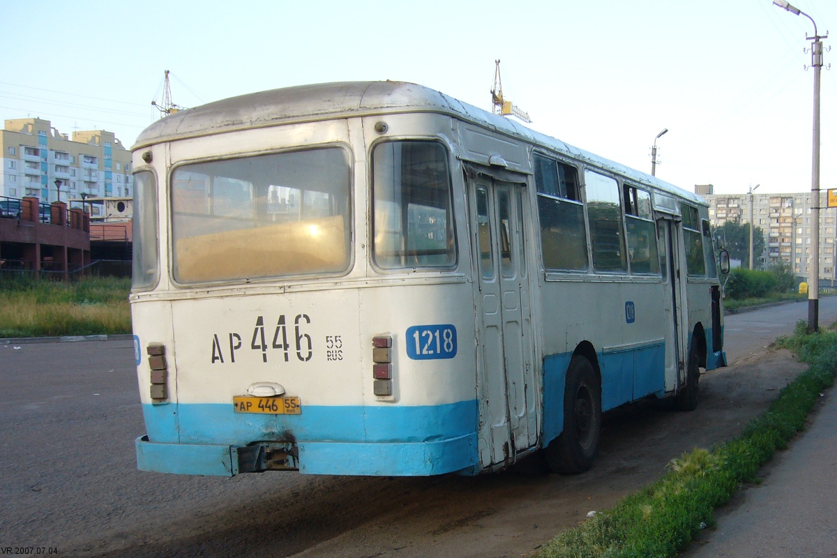 Omsk region, LiAZ-677M № 1218