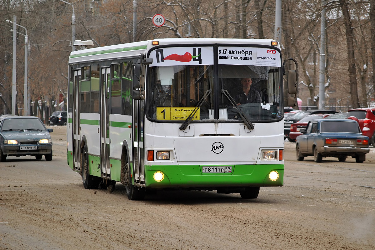 Пермский край, ЛиАЗ-5293.53 № Т 811 ТР 59