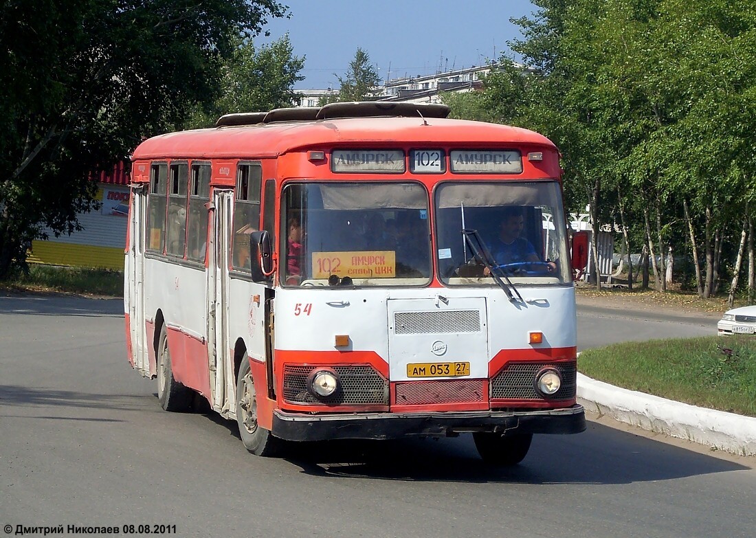 Хабаровский край, ЛиАЗ-677М № 54