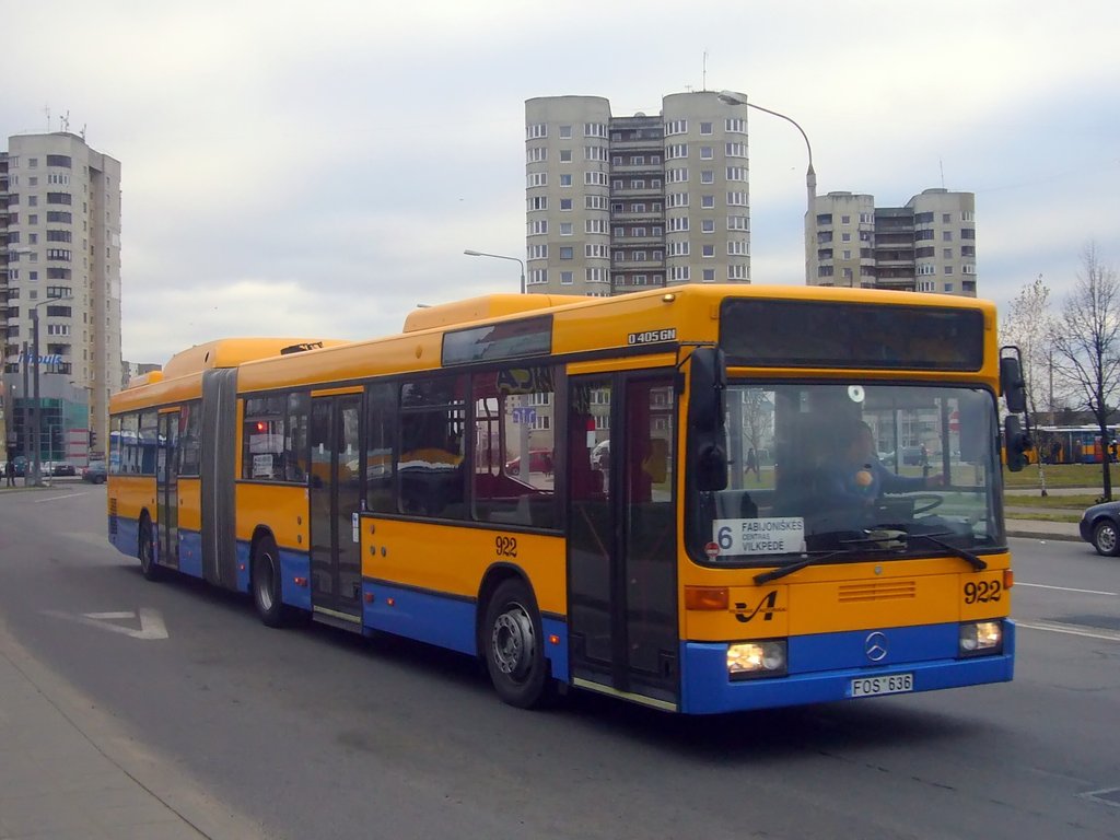 Литва, Mercedes-Benz O405GN2 CNG № 922