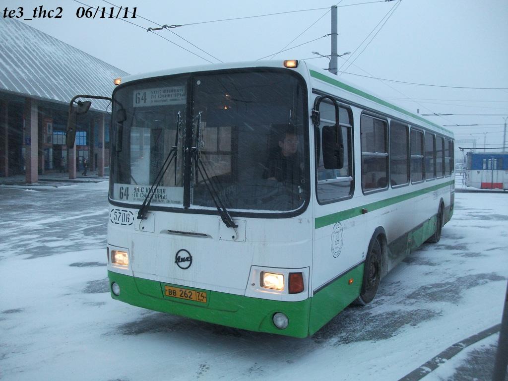 Chelyabinsk region, LiAZ-5256.26 Nr. 5706