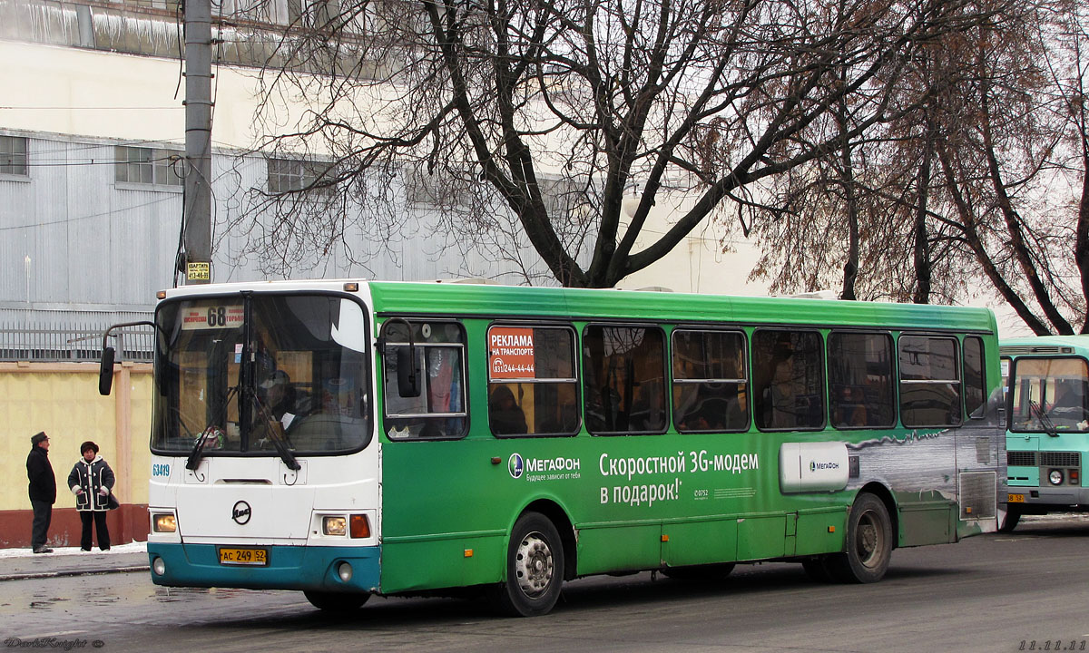 Ніжагародская вобласць, ЛиАЗ-5293.00 № 63419