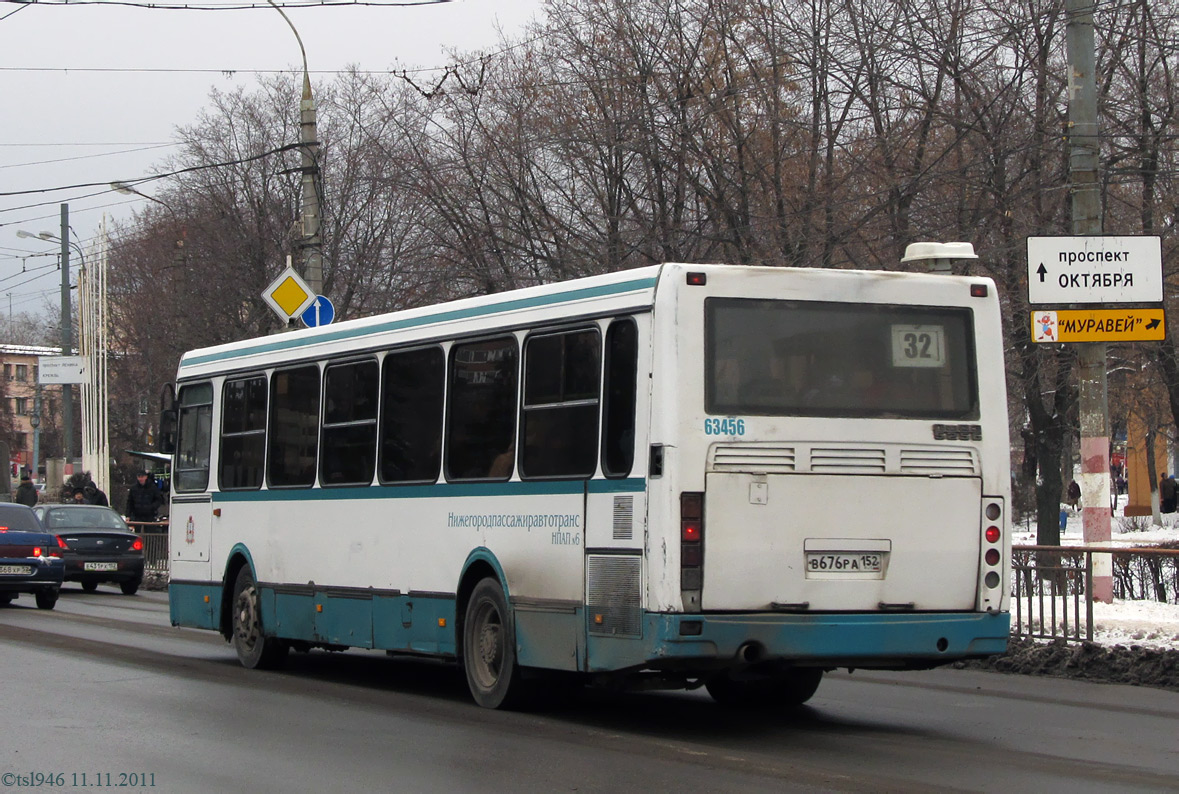 Нижегородская область, ЛиАЗ-5256.25 № 63456