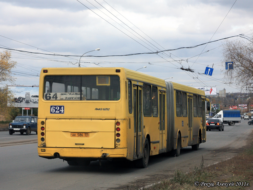 Омская область, ЛиАЗ-6212.00 № 624