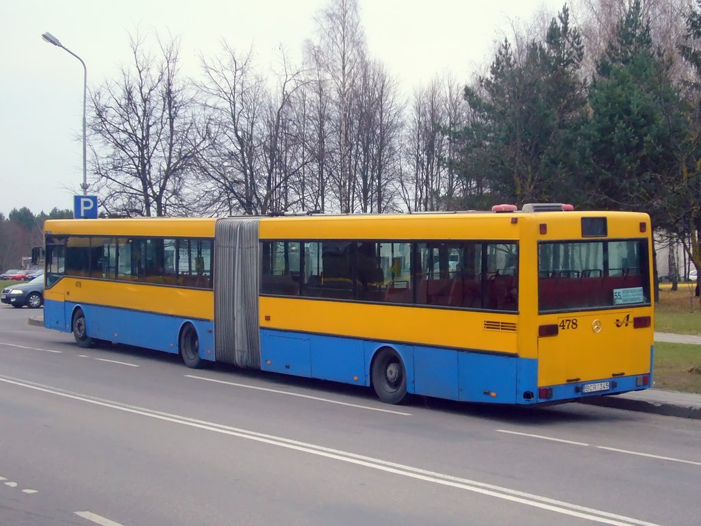 Литва, Mercedes-Benz O405G № 478