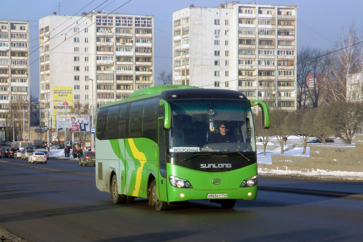 Челябинская область, Sunlong SLK6931F1A (Junma) № М 965 ЕТ 174