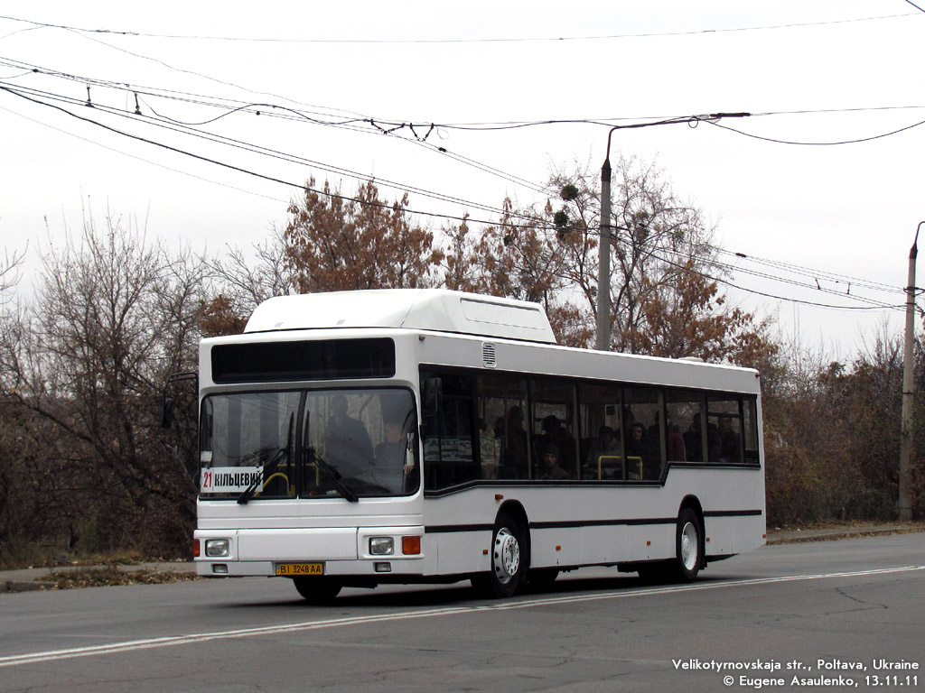 Полтавская область, MAN A15 NL232 CNG № BI 3248 AA