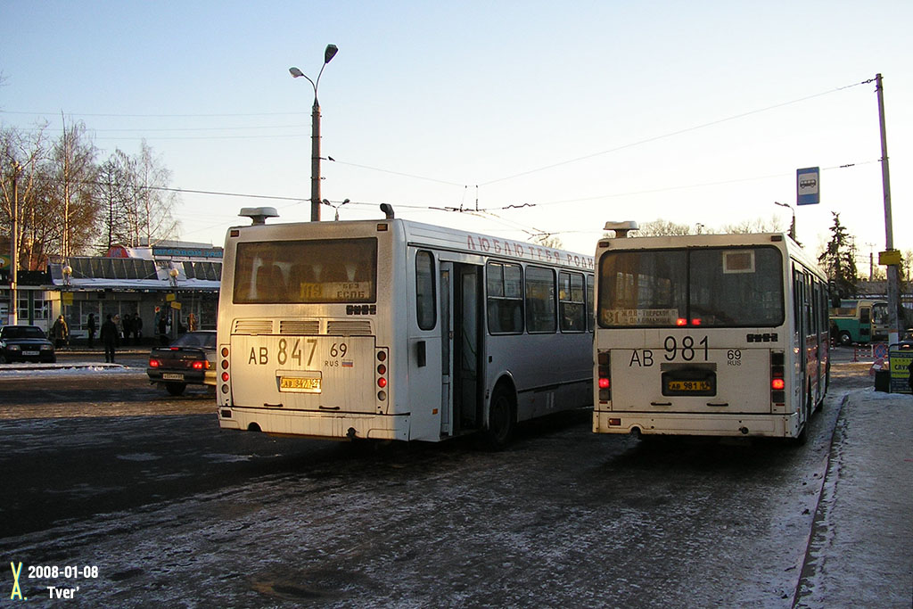 Tver region, LiAZ-5256.35-01 # 30; Tver region, LiAZ-5256.30 # 19; Tver region — Urban, suburban and service buses (2000 — 2009 гг.)
