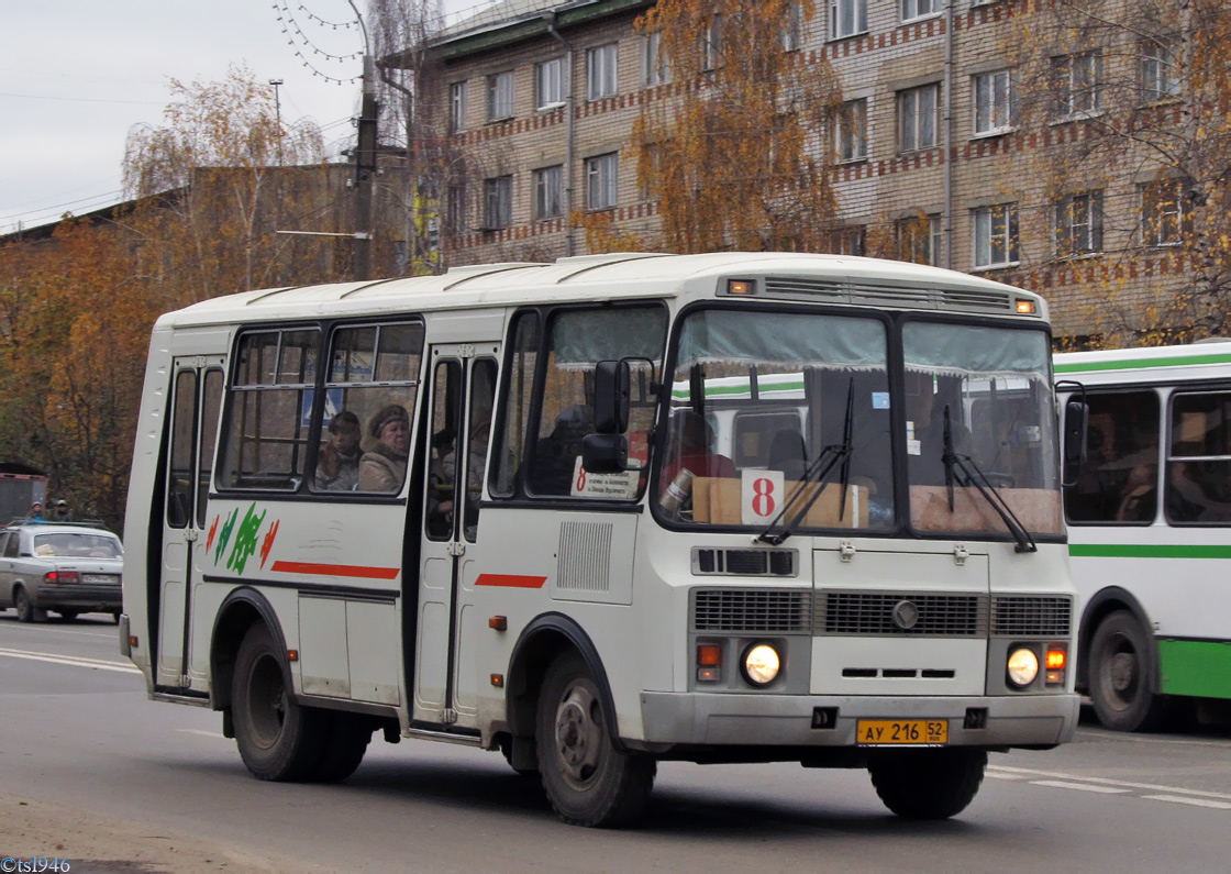 Нижегородская область, ПАЗ-32054 № АУ 216 52