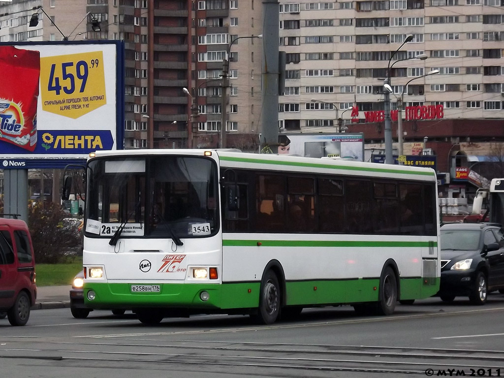 Санкт-Петербург, ЛиАЗ-5293.53 № 3543