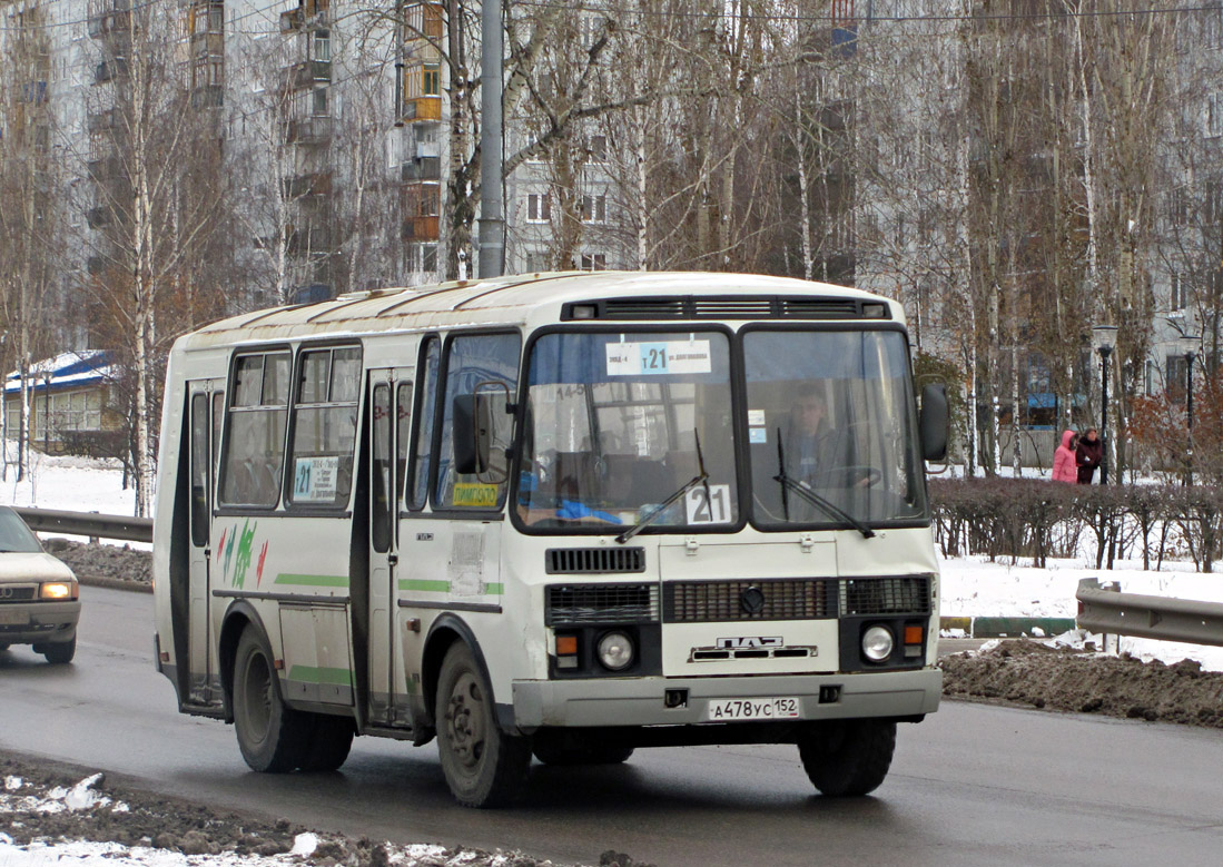 Нижегородская область, ПАЗ-32054 № А 478 УС 152