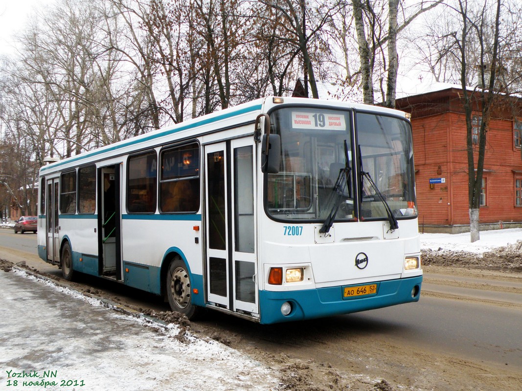 Нижегородская область, ЛиАЗ-5256.25 № 72007